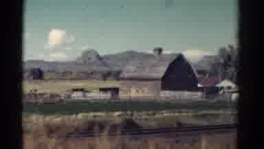 Colorado USA (1967): Vintage Film Of Driving On Country Roads Through Farmlands