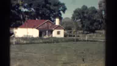 Colorado USA (1967): Footage Filmed From A Moving Car Of An Old Red Barn In The