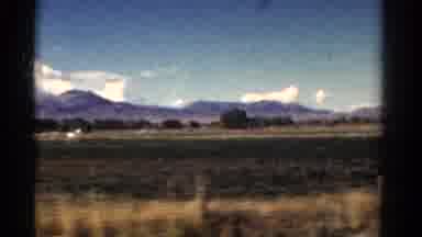 Colorado USA (1967): Mountain And Landscape Scenery Seen Through A Moving Car