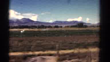Colorado USA (1967): Train Driving By Grass Hay Going Fast With A Lot Of Grass