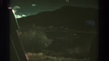 Colorado USA (1967): Someone Watch Hill Side From Vehicle And Then A White Light