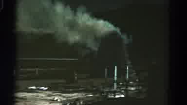 Colorado USA (1967): View From High Of A Factory With Metals And Smoke Leaving The