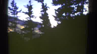 Colorado USA (1967): Riding Through The Hillside With A Marvelous Peak Of The Sky