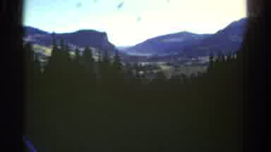 Colorado USA (1967): Old Video Of Someone Walking Along Farmland Cuts To Mountains