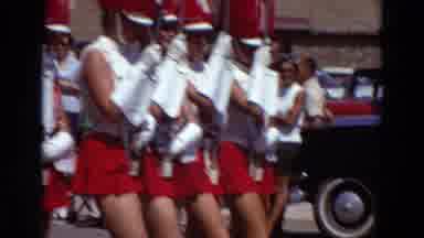 Detriot Michigan (1967): People Parading And Dancing Through A Parade In Town With