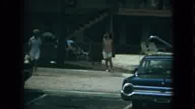 Florida (1967): Two Women Walking Into A Parking Lot Then A Cow Appears