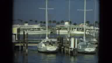 Florida (1967): Numerous Expensive Looking Yachts And Boats Filmed In A Harbor Or