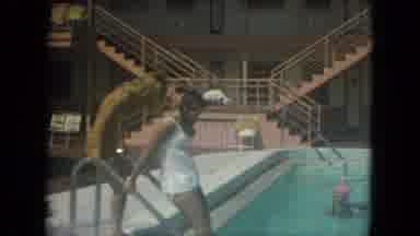 Florida (1967): Girl Yellow Bikini Pushes Another Girl In White Bikini From The