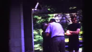 Galena Illinois USA (1967): People Greeting Each Other As They Attend A Picnic At