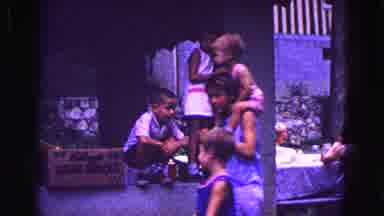 Galena Illinois USA (1967): Kids Playing On The Porch