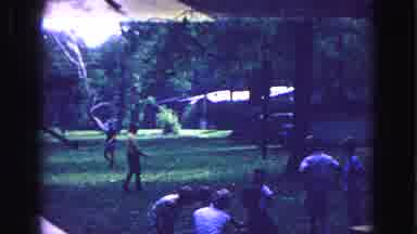 Galena Illinois USA (1967): People Having A Good Time In The Outdoors Of A Park