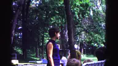 Galena Illinois USA (1967): Different People And Children Attending A Large Picnic