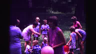 Galena Illinois USA (1967): Children Sit In A Circle On The Ground At A Children's