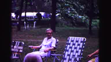 Galena Illinois USA (1967): People Sitting Around At A Picnic With Lots Of Lawn