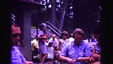 Galena Illinois USA (1967): A Bunch Of Old Women Are Sitting Outside Waiting For