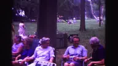 Galena Illinois USA (1967): A Gathering Of People Outdoors For An Event