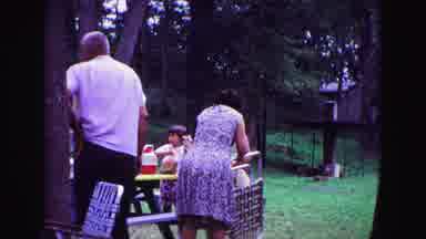 Galena Illinois USA (1967): Family Wearing 60s American Fashion Clothing Prepares
