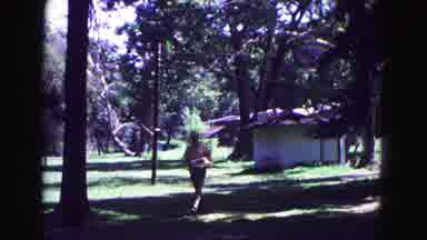 Galena Illinois USA (1967): Man Walking Childrens Village Area Mind Blowing