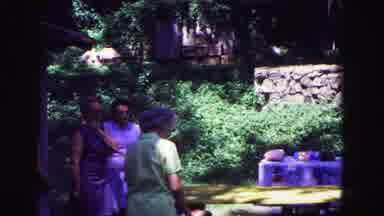 Galena Illinois USA (1967): Women Sitting At Picnic Table For A Rest And Talk