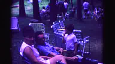 Galena Illinois USA (1967): People Having Big Picnic In The Park