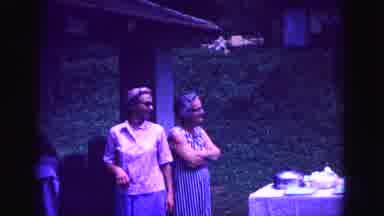 Galena Illinois USA (1967): A Vintage Shot Of A Group Of Old Women On A Lawn