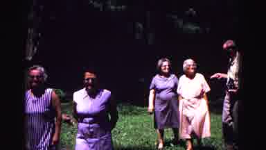 Galena Illinois USA (1967): Family And Friends Gather Together On A Lovely Day And