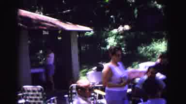 Galena Illinois USA (1967): Two Ladies And A Child Arriving At A Picnic In The