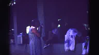 Galena Illinois USA (1967): People In The Outdoor Building Stand And Drink Then