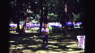 Galena Illinois USA (1967): Boy Walking Through Park In Summer