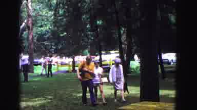 Galena Illinois USA (1967): Adults Walking Through A Park