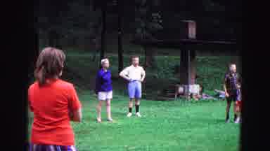 Galena Illinois USA (1967): The Persons Are Playing In The Ground They Are