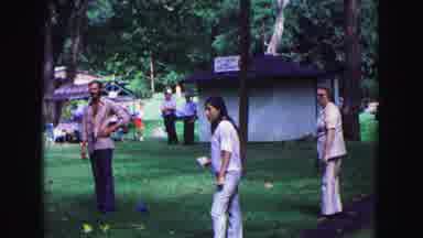 Galena Illinois USA (1967): People At Park Playing Badminton And Other Activities