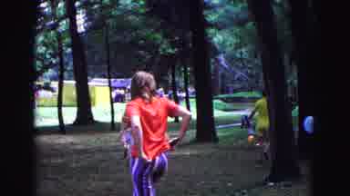 Galena Illinois USA (1967): A Crowd Of People Are Gathered In A Park For A Cookout