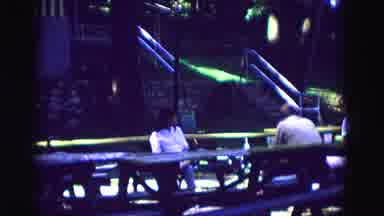 Galena Illinois USA (1967): Some People Outside By A Table The Lady Had A Drink