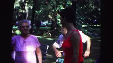 Galena Illinois USA (1967): Taking Grandma And Grandpa Through The Woods While