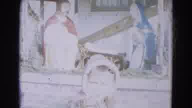 Lincoln Nebraska (1967): The Kids Are Playing Near The Statue Of Jesus Christ