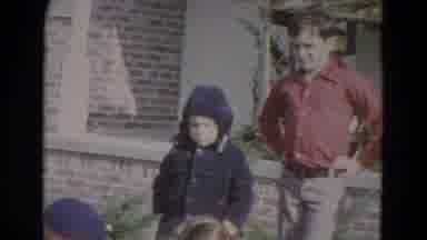 Lincoln Nebraska (1967): Kids Says Hello In The Garden For An Old Family Video