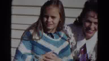 Lincoln Nebraska (1967): Family Of Five Taking A Video Dressed Colorful Next To A