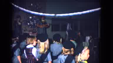 New Mexico USA (1967): Girl Scouts Are Putting On A Performance In A Hall Dressed