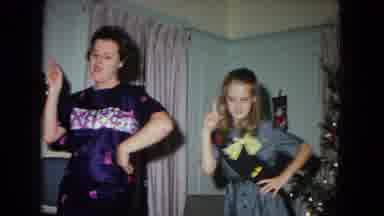 New Mexico USA (1967): Mom And Daughter Dancing