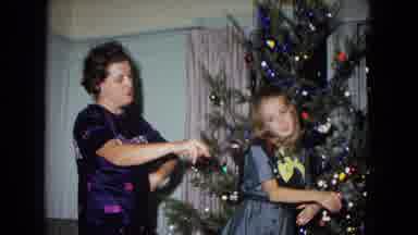 New Mexico USA (1967): A Mom And Her Daughter Perform A Dance With Hand Motions In