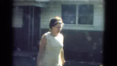 New Mexico USA (1967): Two Women Walk Down To The Beach In Their Summer Clothes