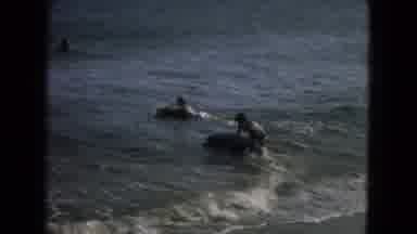 New Mexico USA (1967): Home Movie Of Family At Beach With Boogie Boards