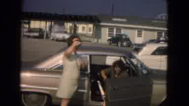 New Mexico USA (1967): People Hanging Out At The Lake