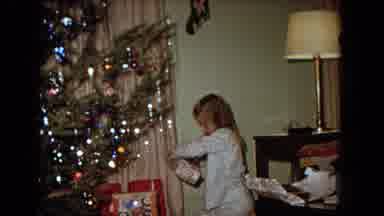 New Mexico USA (1967): A Military Member Enjoying Christmas With His Daughter And
