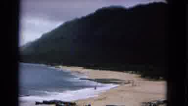 New Mexico USA (1967): Beautiful South Seas Island And Sandy Beach