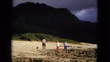 New Mexico USA (1967): Family Out On The Shore Of A Beach Together