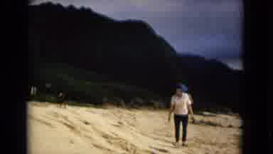 New Mexico USA (1967): A Walk On The Beach With The Family