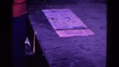 Trenton New Jersey (1967): Creating A Pattern From A Paper Cut Out
