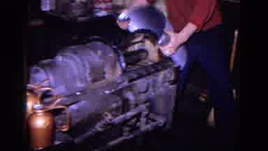 Trenton New Jersey (1967): Man Working In A Metal Factory Using Fabrication